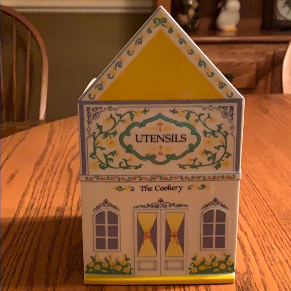 The Lenox Village Utensils Cannister